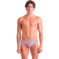Arena - Dices Men's Brief - Pink/Multi