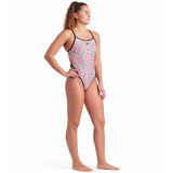 Arena - Dices Super Fly Back Ladies Swimsuit - Pink/Multi