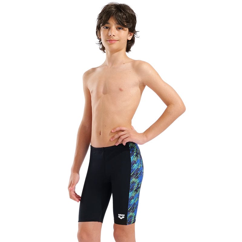 Arena - Draft Boy's Jammer - Black/Blue Multi