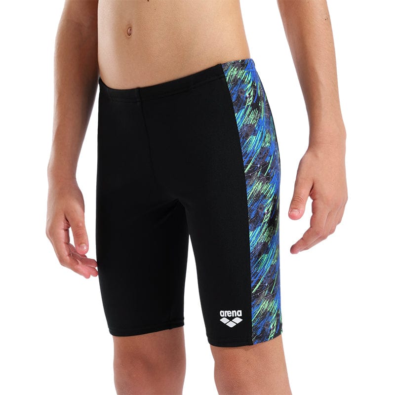 Arena - Draft Boy's Jammer - Black/Blue Multi
