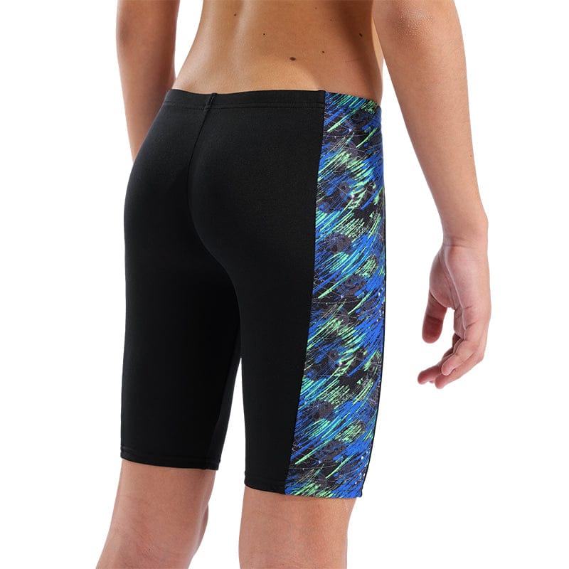 Arena - Draft Boy's Jammer - Black/Blue Multi
