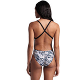 Arena -  Earth X Cross Back Ladies Swimsuit - Black/White Multi