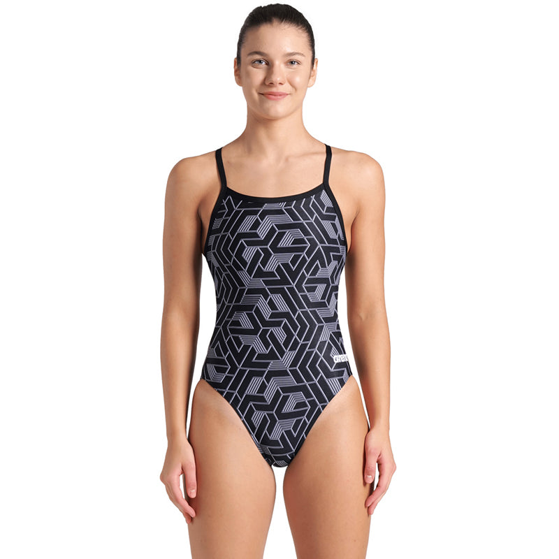 Arena - Escape Challenge Back Ladies Swimsuit - Black/Team