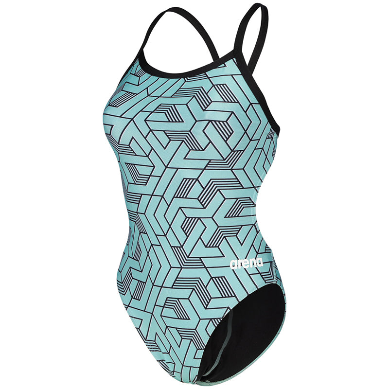 Arena - Escape Challenge Back Ladies Swimsuit - Black/Water