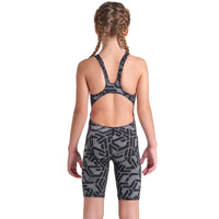 Arena - Escape Printed Full Body Girls Swimsuit - Black/Multi