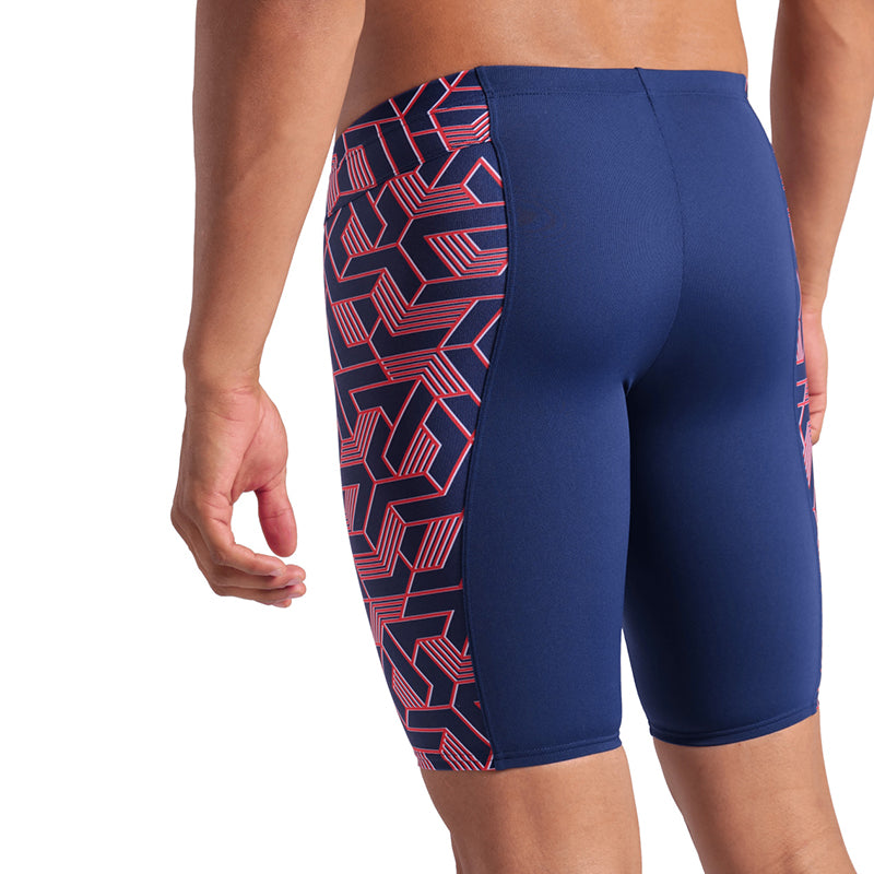 Arena - Escape Swim Men's Jammer - Navy/Team Red