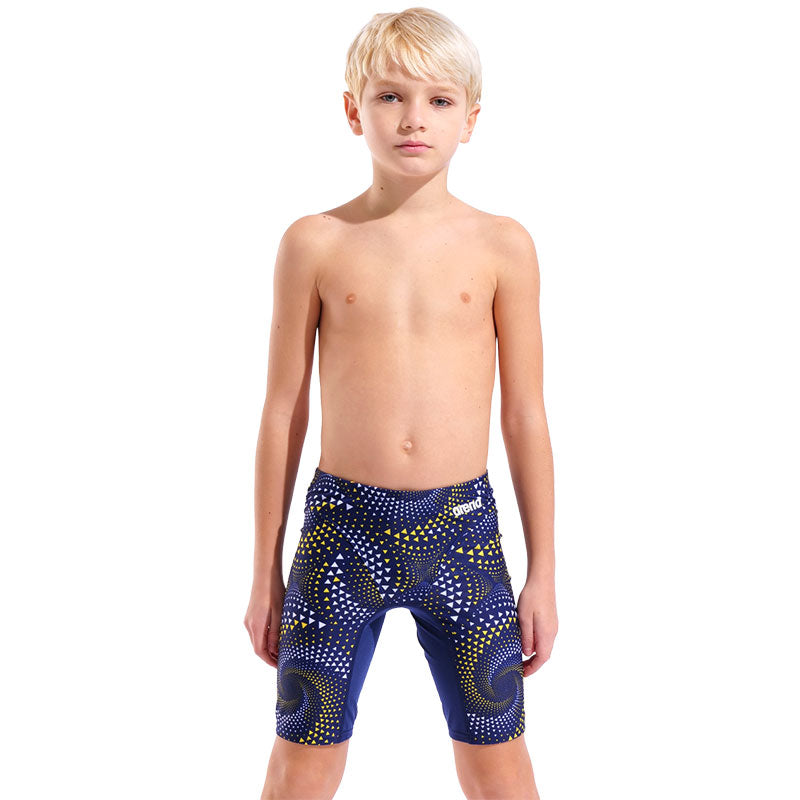 Arena - Fireflow Boy's Jammer - Navy/Team Yellow