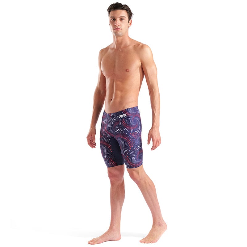 Arena - Fireflow Men's Jammer - Navy-Team