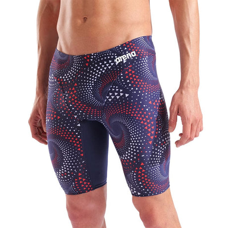 Arena - Fireflow Men's Jammer - Navy-Team