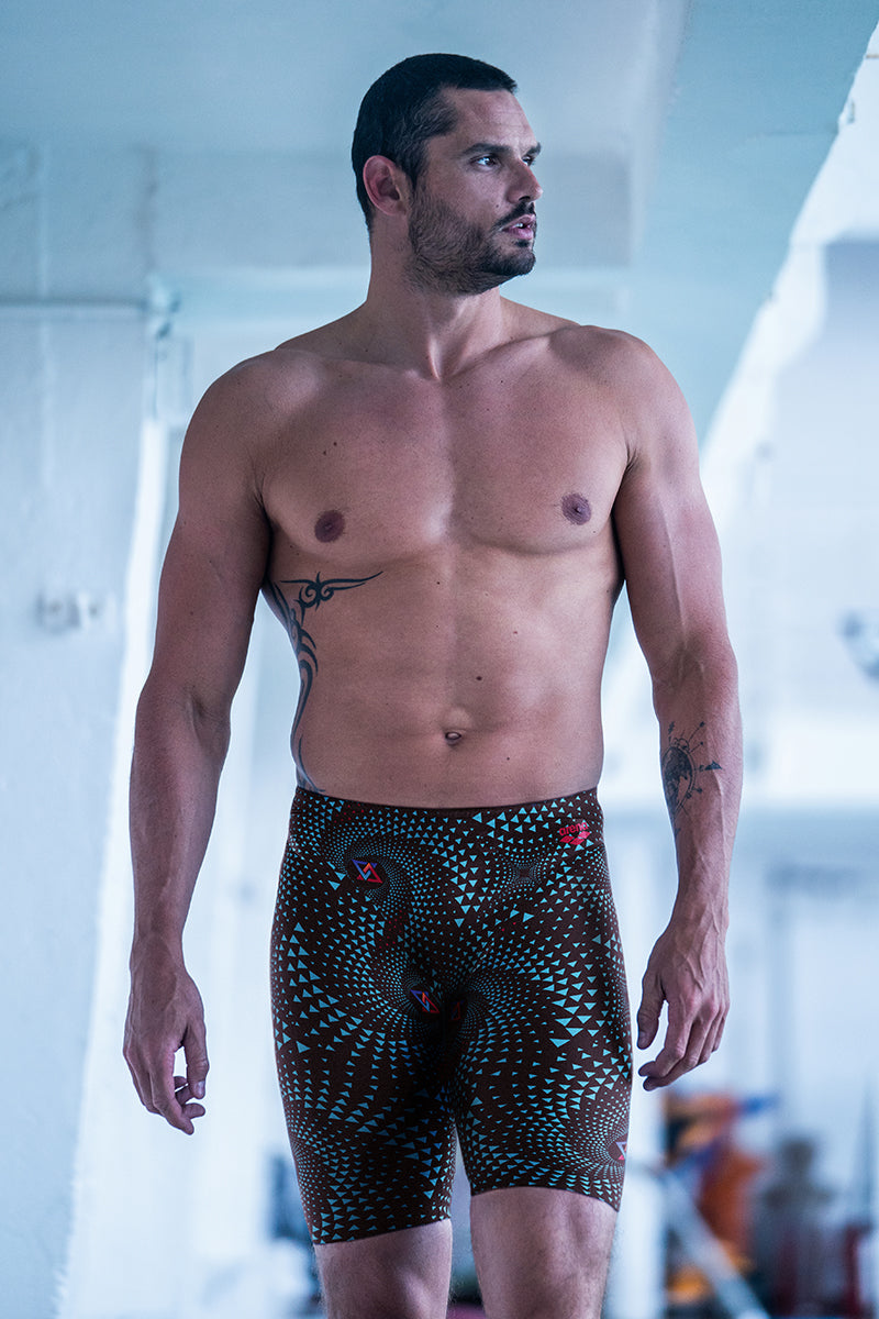 Arena - Fireflow Performance Men's Swim Jammer - Black/Multi