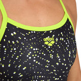 Arena - Fireworks Challenge Back Ladies Swimsuit - Green/Black/Multi