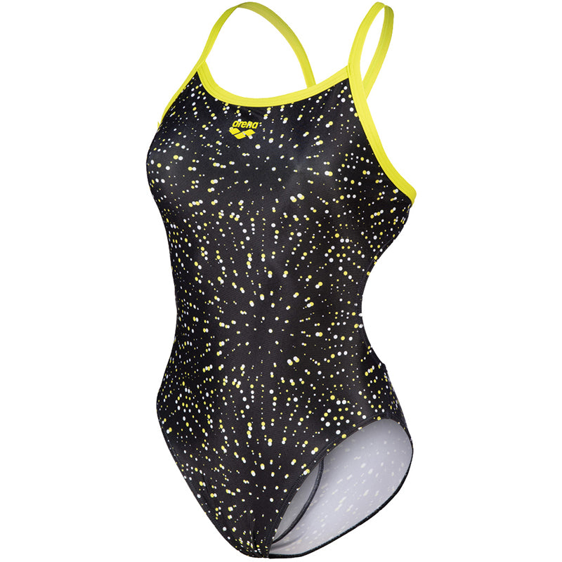 Arena - Fireworks Challenge Back Ladies Swimsuit - Green/Black/Multi