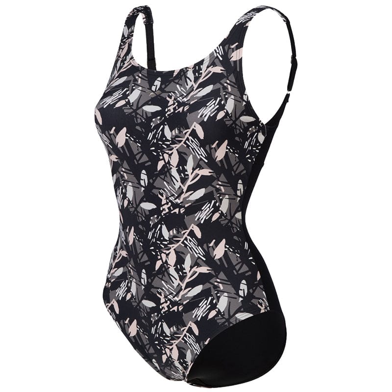 Arena - Francy Wing Back Ladies Bodylift Swimsuit - Black/Multi