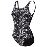 Arena - Francy Wing Back Ladies Bodylift Swimsuit - Black/Multi