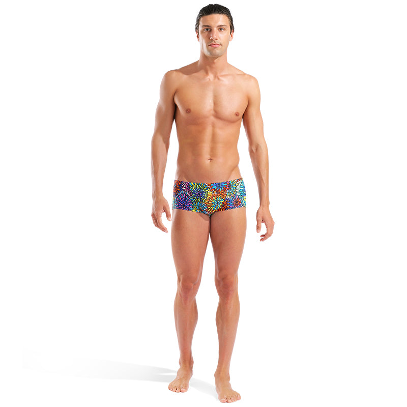 Arena - Garden Low Waist Men's Swim Short - Black/Multi
