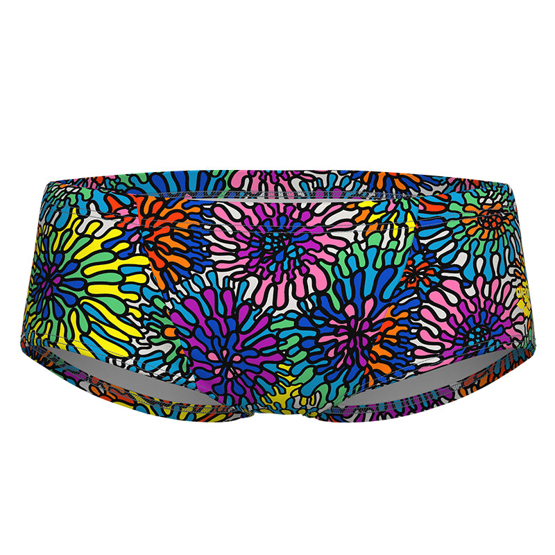 Arena - Garden Low Waist Men's Swim Short - Black/Multi