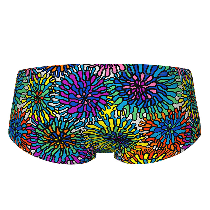 Arena - Garden Low Waist Men's Swim Short - Black/Multi