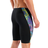 Arena - Garden Men's Swim Training Jammer - Black/Black-Multi