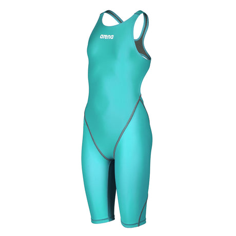 Arena - Girls’ Powerskin ST Next Open Back - Aquamarine