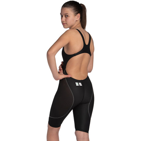Arena - Girls’ Powerskin ST Next Open Back - Black