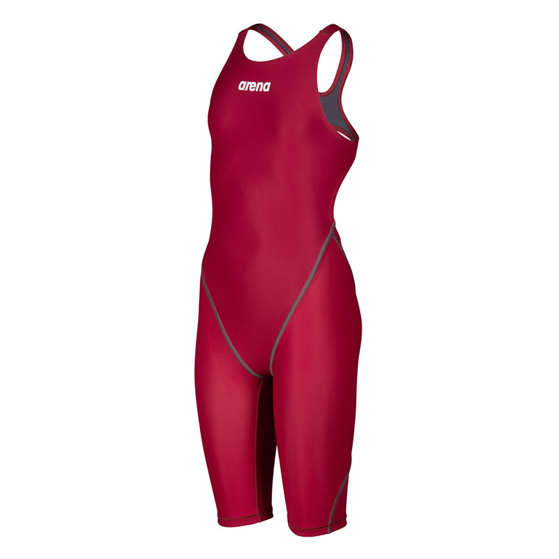 Arena - Girls’ Powerskin ST Next Open Back - Deep Red