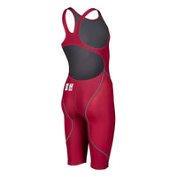 Arena - Girls’ Powerskin ST Next Open Back - Deep Red
