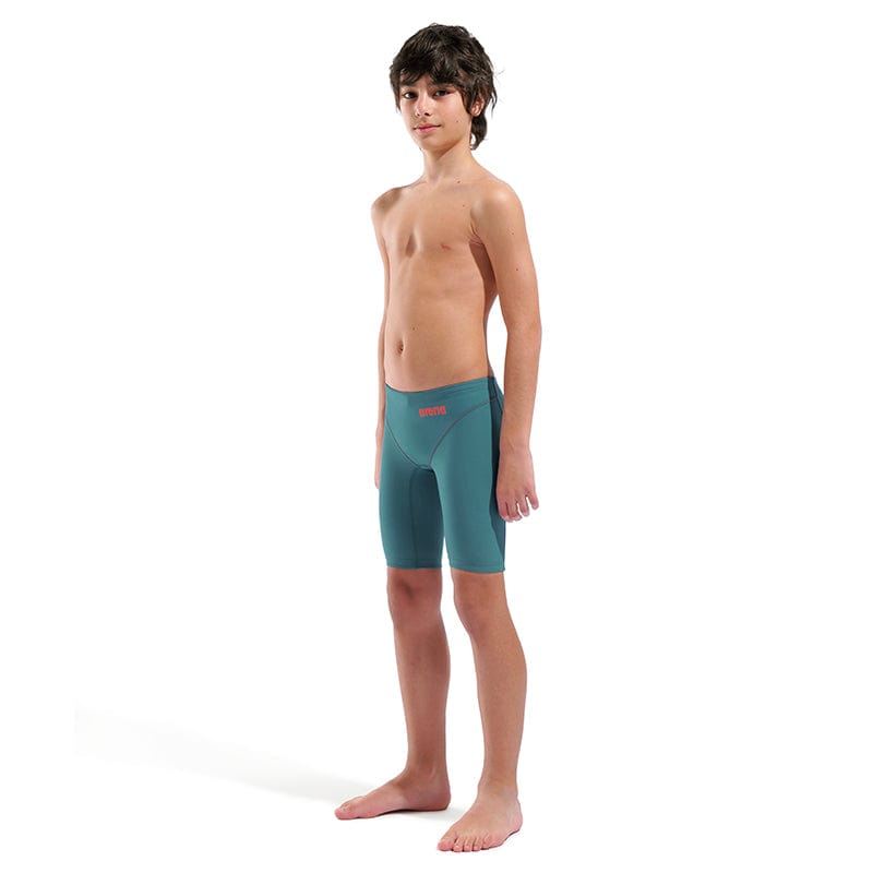 Arena - Jade Aura Limited Edition Boys Powerskin Impulso Jammers – Biscay Bay/Cherry