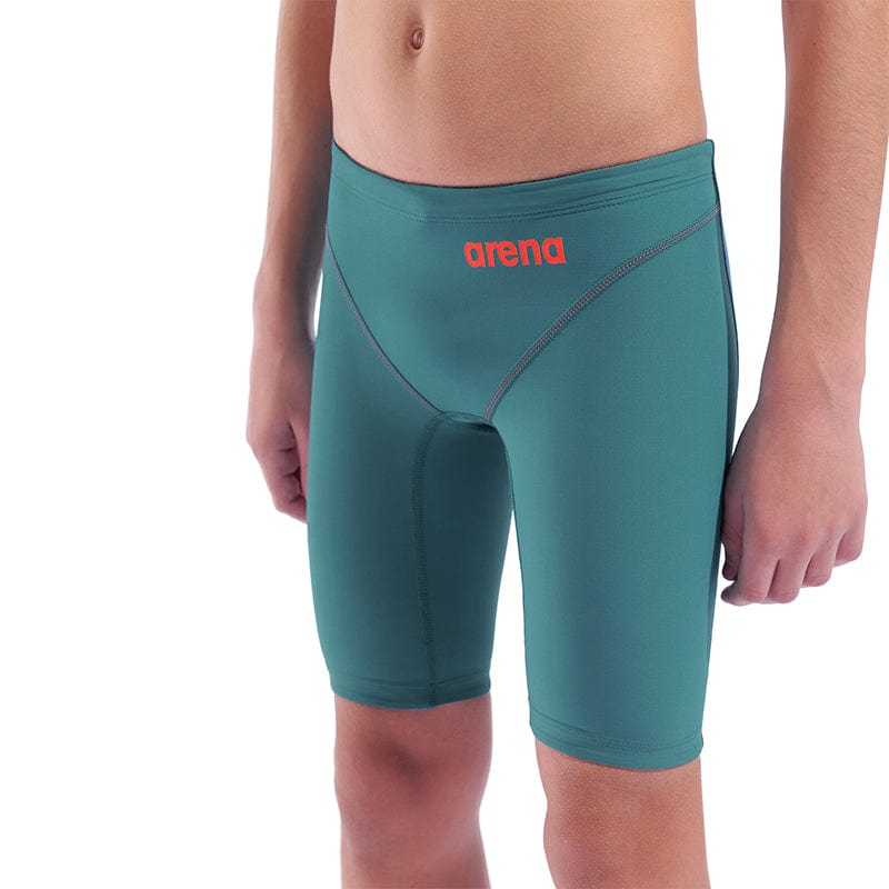 Arena - Jade Aura Limited Edition Boys Powerskin Impulso Jammers – Biscay Bay/Cherry