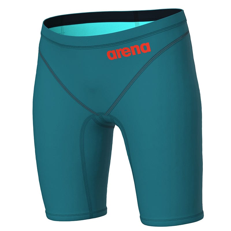 Arena - Jade Aura Limited Edition Boys Powerskin Impulso Jammers – Biscay Bay/Cherry