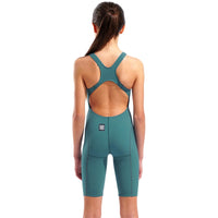 Arena - Jade Aura Limited Edition Girls Powerskin Impulso Open Back – Biscay Bay/Cherry