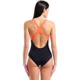 Arena - Jellyfish Swim Pro Back Ladies Swimsuit - Black-Multi/Bright Coral