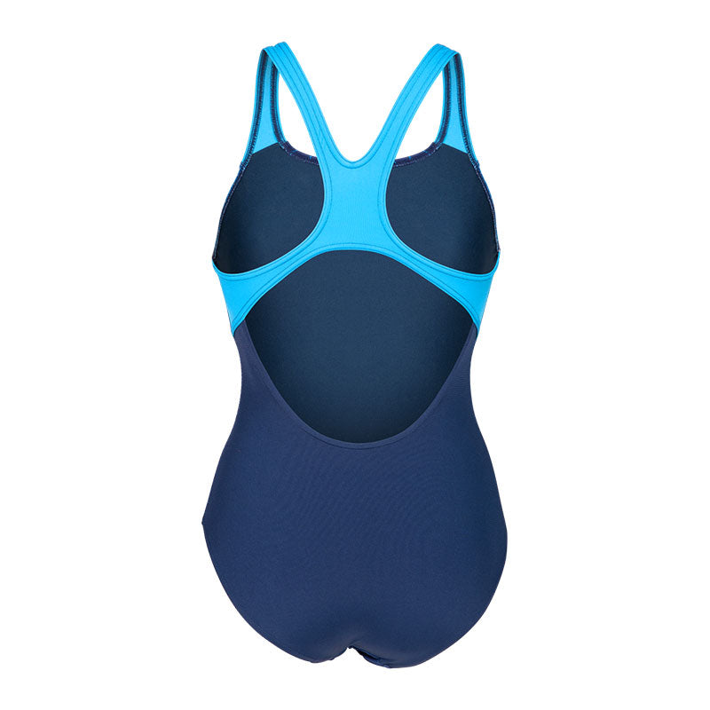 Arena - Jellyfish Swim Pro Back Ladies Swimsuit - Navy-Multi/Turquoise