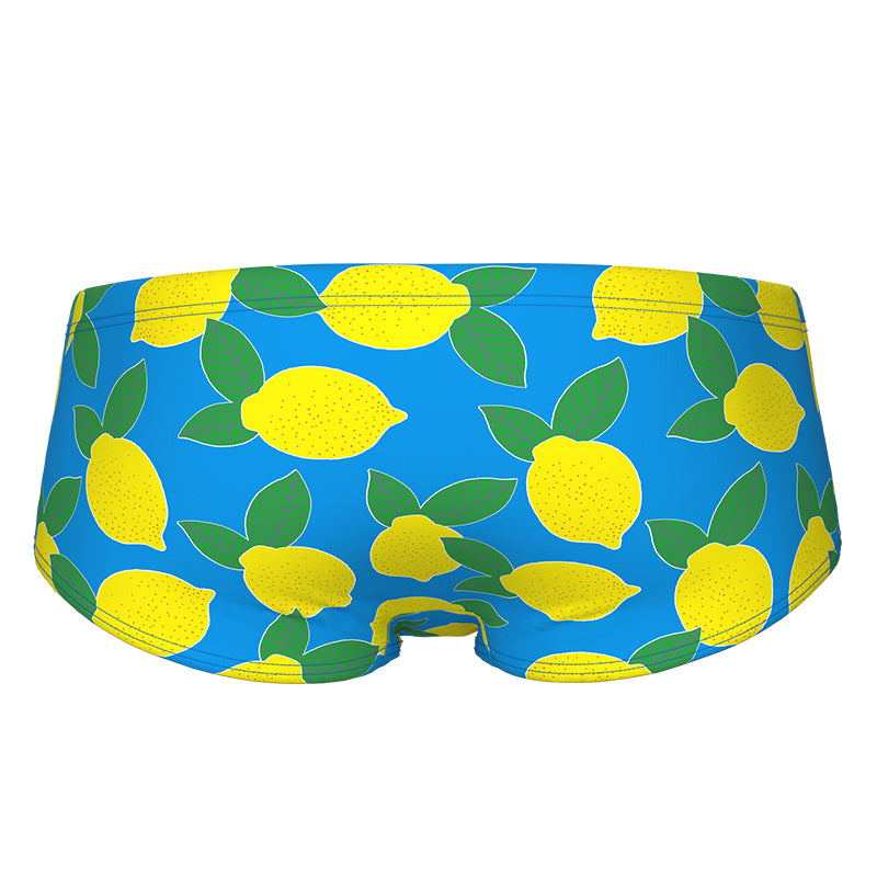Arena - Juicy Fruits Lemons Low Waist Men's Swim Short - Turquoise/Multi