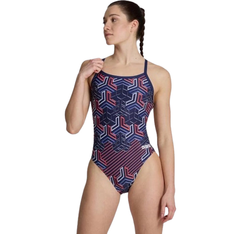 Arena - Kikko Pro Challenge Back Ladies Swimsuit - Navy-Team