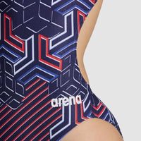 Arena - Kikko Pro Challenge Back Ladies Swimsuit - Navy-Team