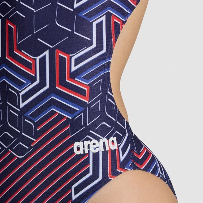 Arena - Kikko Pro Challenge Back Ladies Swimsuit - Navy-Team