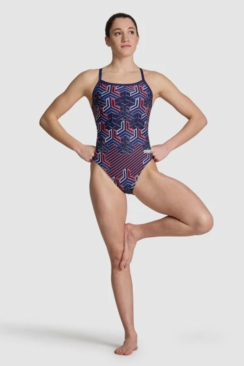 Arena - Kikko Pro Challenge Back Ladies Swimsuit - Navy-Team