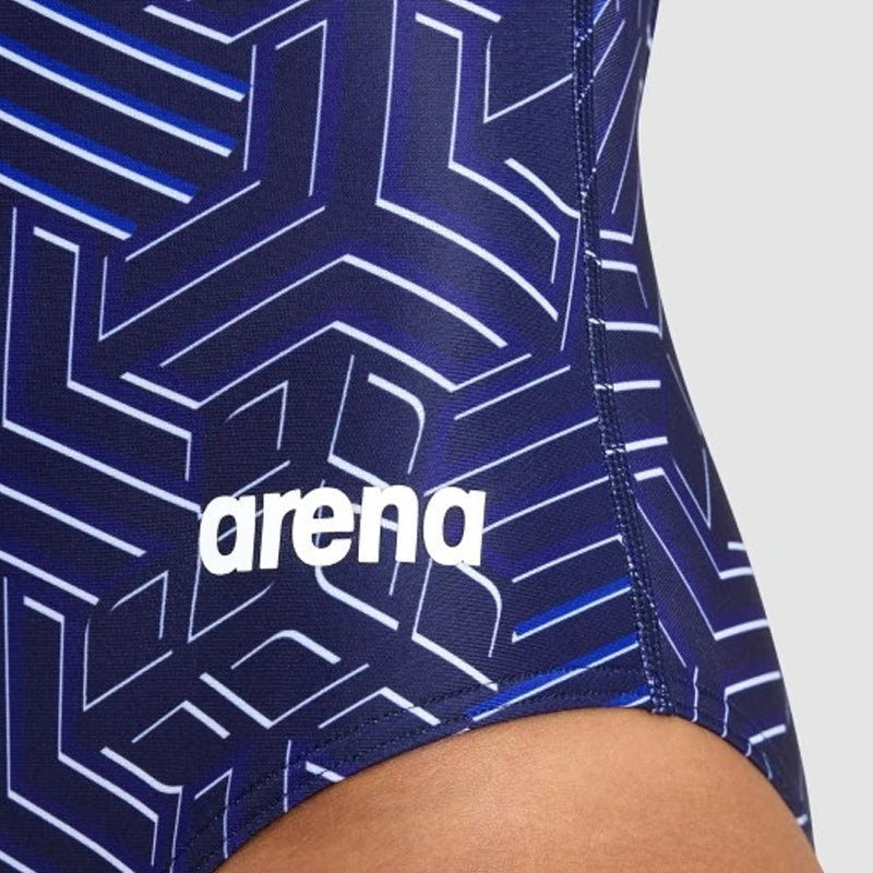 Arena - Kikko Pro Lightdrop Back Ladies Swimsuit - Navy/Multi