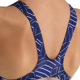 Arena - Kikko Pro Swim Tech Back Girls Swimsuit - Navy/Multi