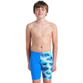 Arena - Logo Graphic Foam Boy's Jammer - Blue River/Water