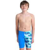 Arena - Logo Graphic Foam Boy's Jammer - Blue River/Water