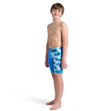 Arena - Logo Graphic Foam Boy's Jammer - Blue River/Water