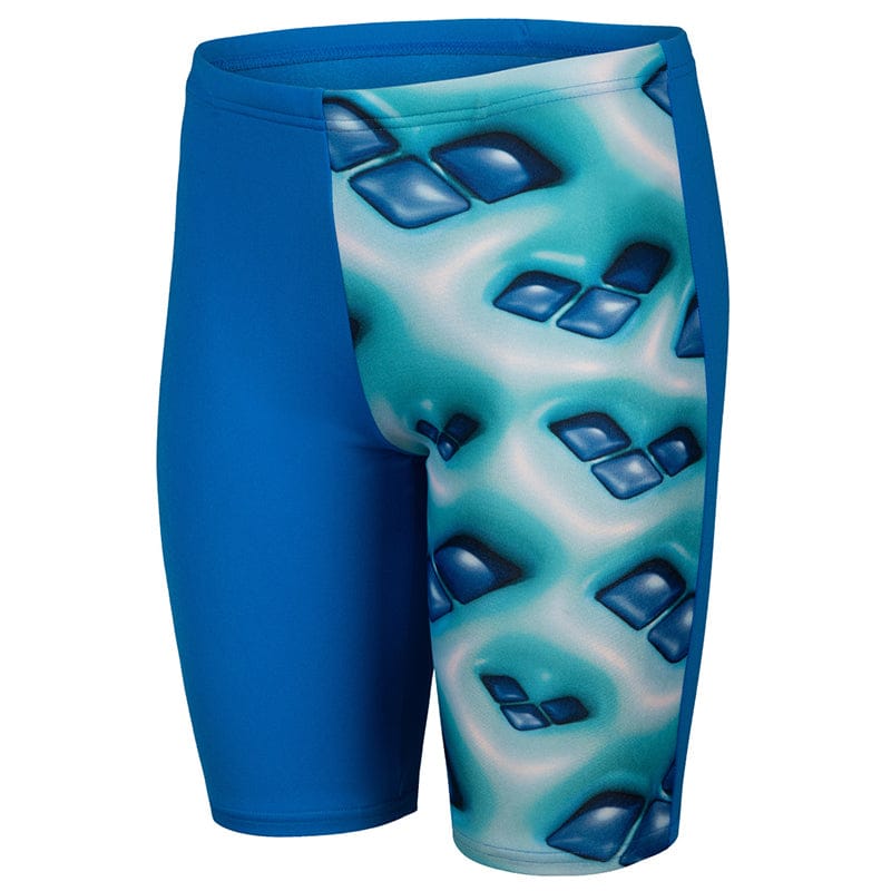 Arena - Logo Graphic Foam Boy's Jammer - Blue River/Water