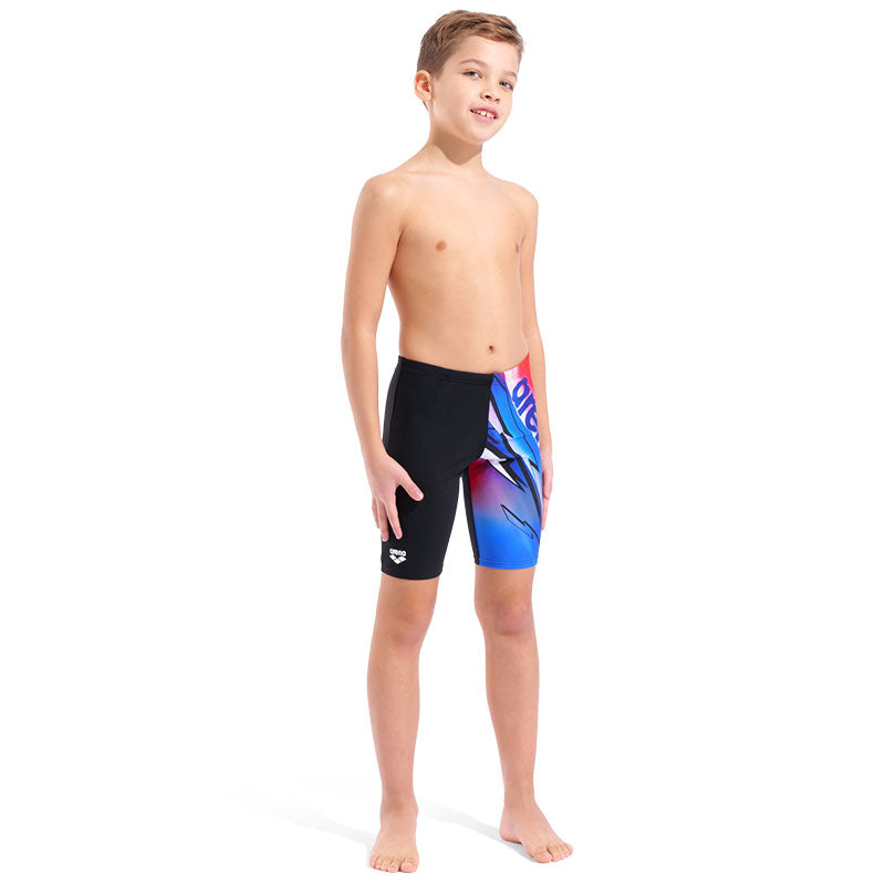 Arena - Loud Boy's Swim Jammer - Black/Multi