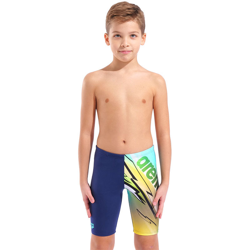 Arena - Loud Boy's Swim Jammer - Navy/Multi
