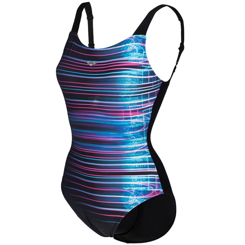 Arena - Maria U-Back Ladies Bodylift Swimsuit - Black/Multi