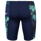 Arena - Men’s Hero Camo Print Swim Jammer - Navy/Green Lake Multi