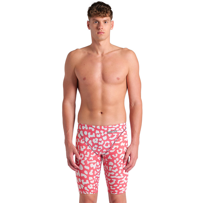 Arena - Men’s Powerskin ST Next Leopard Jammers – Geranium