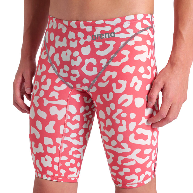 Arena - Men’s Powerskin ST Next Leopard Jammers – Geranium