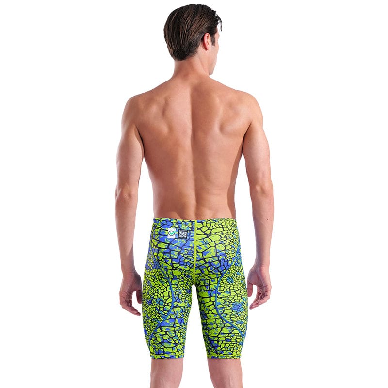 Arena - Men’s Powerskin ST Next Snakeskin Jammers – Snake/Green